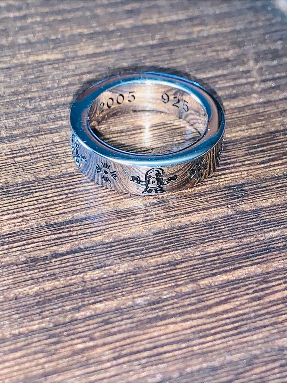 Chrome Hearts Ring With Designs Unisex Size 6-7